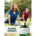 Moringa oleifera completa glúten sem cápsulas de folha de moringa
